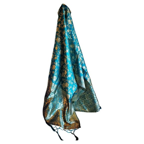 Banarasi Dupatta - Green - Picture 1 of 1